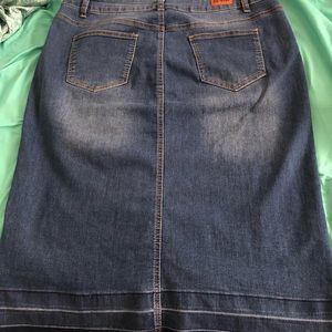 Jean skirt size 14